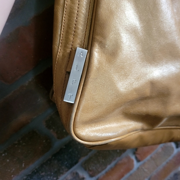 Gold Leather ALFT Purse - Picture 4 of 4